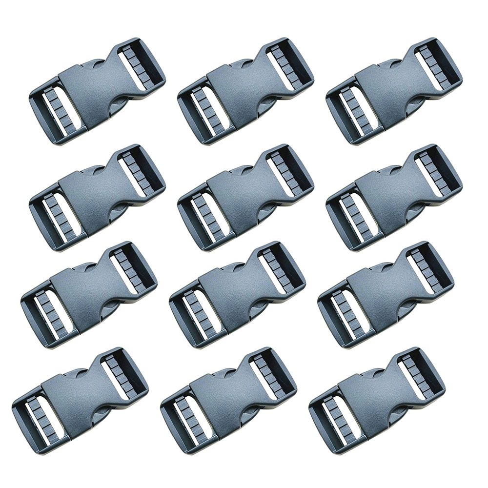 12pcs Double Release Plastic Buckles Straps Buckle Clips