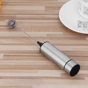 Powerful Electric Milk Frother With 2pcs Stainless Steel Spring Whisk Foam Maker U1JE