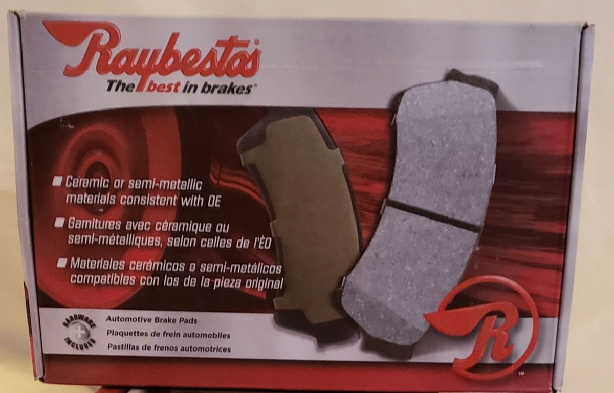 RAYBESTOS MGD 1304 CH R-LINE CERAMIC REAR BRAKE PAD SET