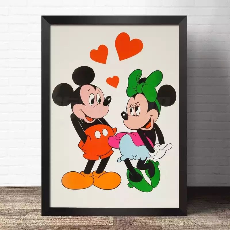 Mickey Mouse 6 Comic Decorative Frame