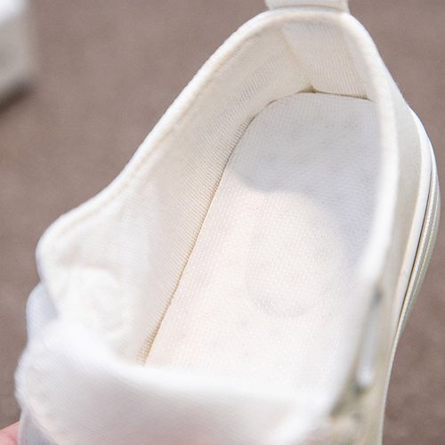 Boys Girls Canvas Sneakers Adjustable Strap Walking Shoes