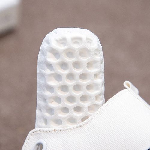 Boys Girls Canvas Sneakers Adjustable Strap Walking Shoes
