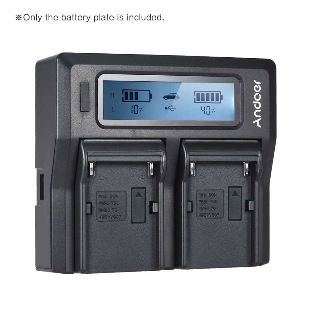 2pcs NP-F970 Battery Plate For Neweer Andoer