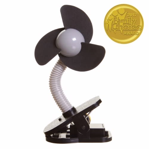 Dreambaby L278 Stroller / Car Seat Fan, Silver/black