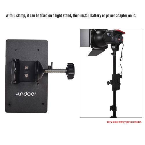 Andoer V Mount V-Lock Battery Plate Adapter Supply System