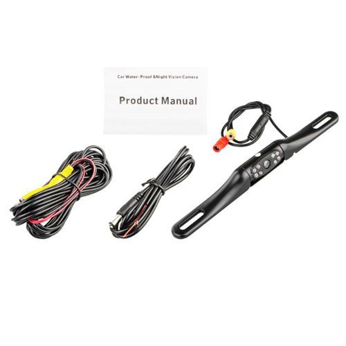 License Plate Frame Backup Camera Car Rear View Camera With