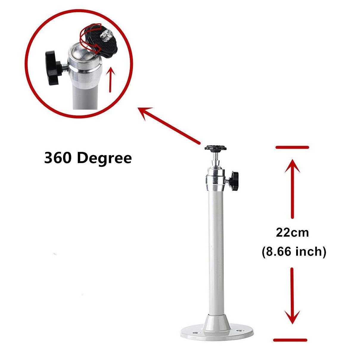 21.5cm Aluminum Projector Bracket For Ceiling Or