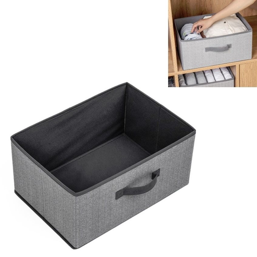 Non-woven Drawer Uncovered Storage Box , Capacity:23L