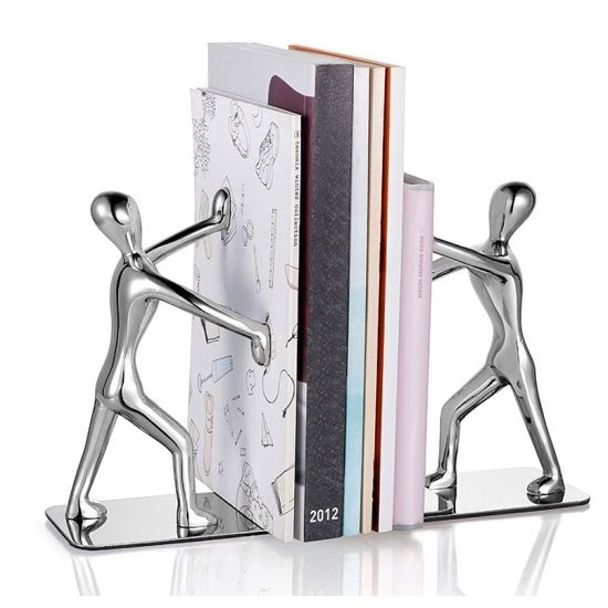 1 Pair Small Person Standing Desk Bookshelf