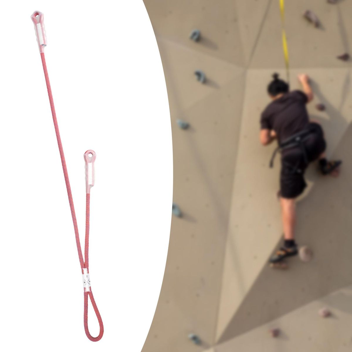 Off Protective Safety Belt Rock Climbing Red