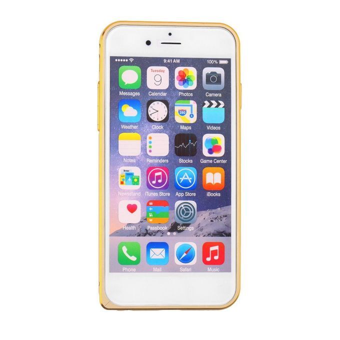 Rilievo Custodia Aluminium Alloy Case Cover Bumper Protection For Iphone6 Gold