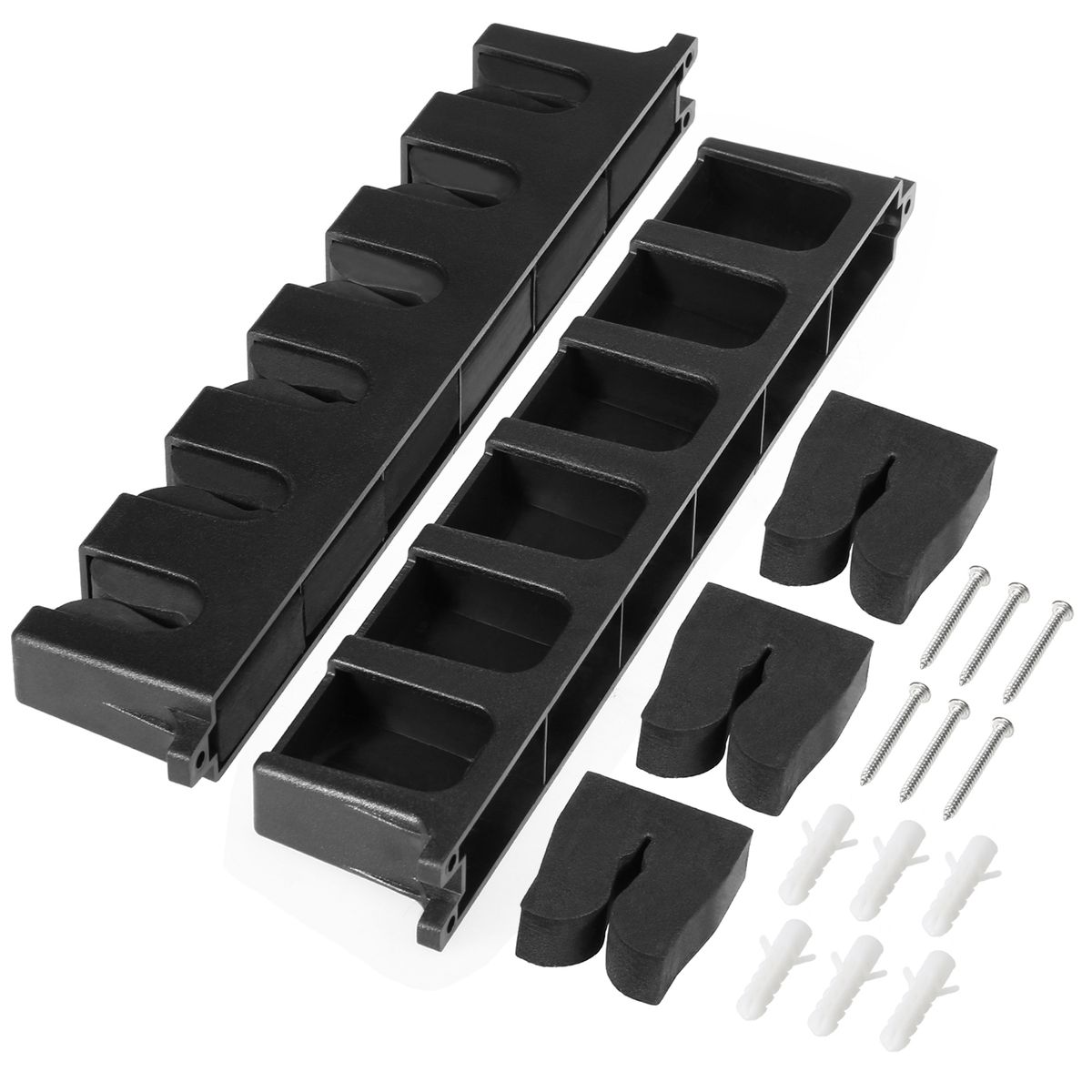 Fishing Rod Rack For 6 Thin Fishing Rods Wall Mounted