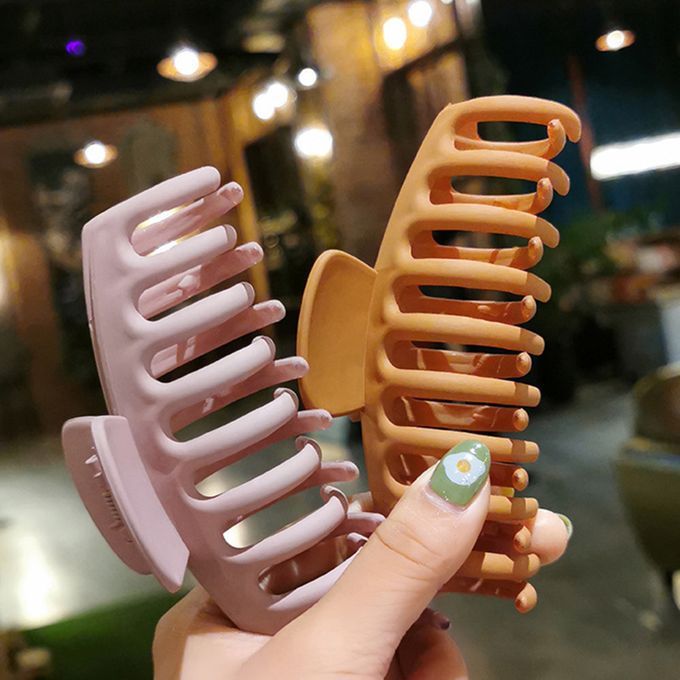 4pcs Women Fashion Hair Claw Clips Girls Elegant Nonslip