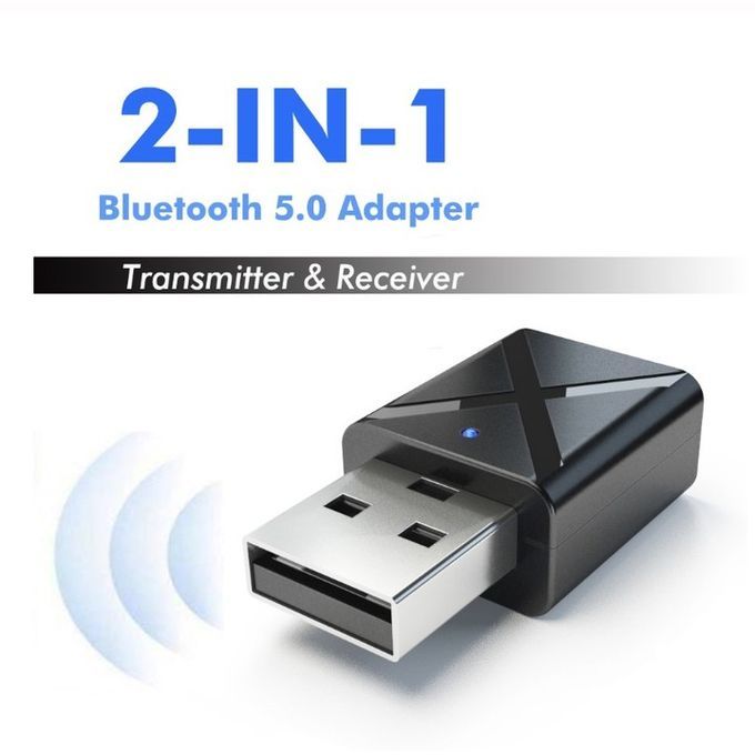 Bluetooth Audio Receiver Transmitter AUX Adapter For TV PC