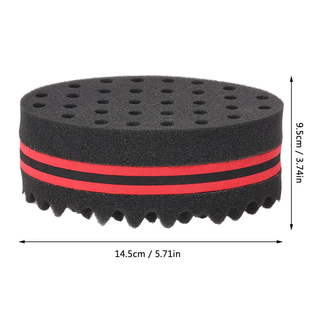 Hair Brush Sponge With Big Holes Double-sided Sponge For