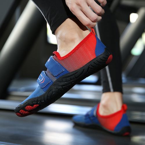 Unisex Five-finger Beach Water Shoes Men Big Size 36-46 Outdoor Quick-drying River Trekking Lovers Swimming Shoes Comfortable Fitness Shoes Blue