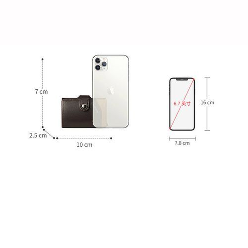 PU Leather Card Holder Case,Automatic Pop-Up Card Purse