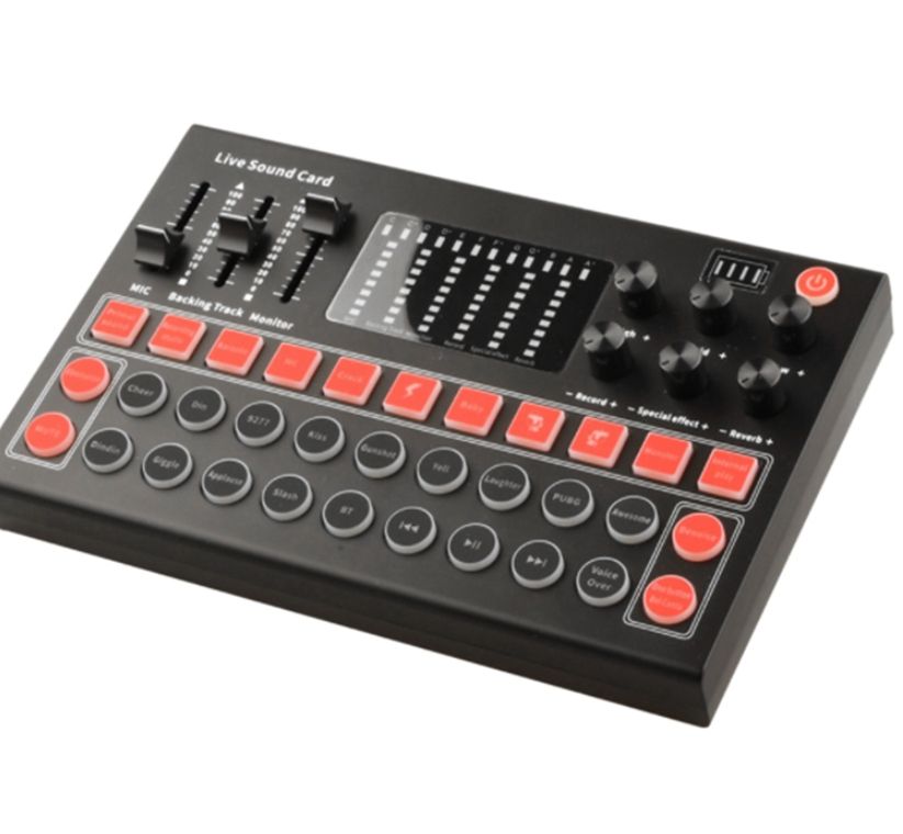 Audio Sound Card Microphone Headset Live Broadcast Studio