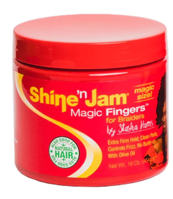 Shine N Jam Magic Fingers Edge Magic For Braiders 16oz (big Size)