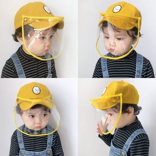 Baby Anti-Spitting Dustproof Face Shield Protective-Black
