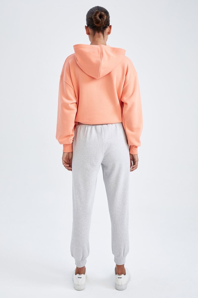 Woman - Standart Fit Trousers-Grey