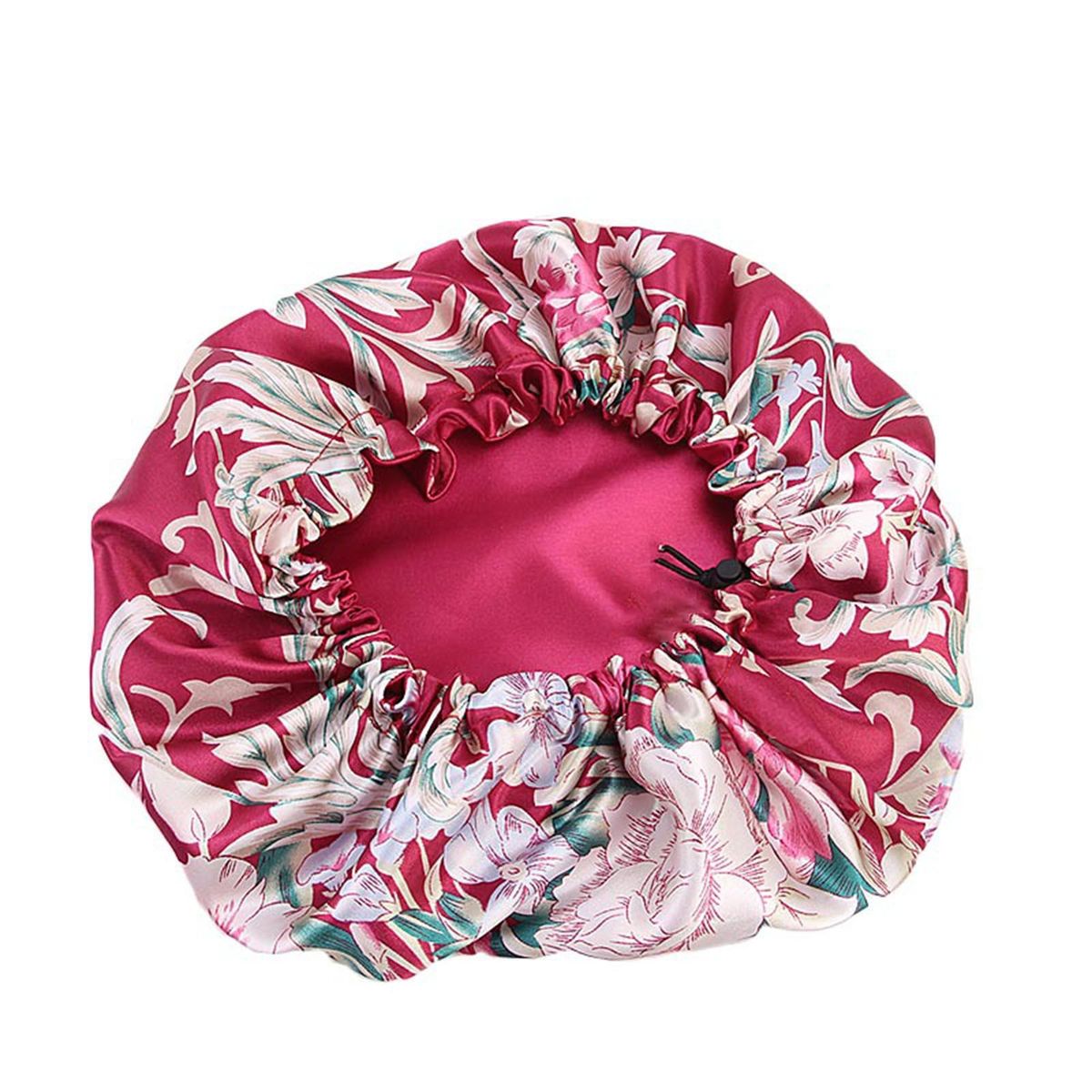 Shower Cap   Keep Hair Gentle Night Sleep Wine Red