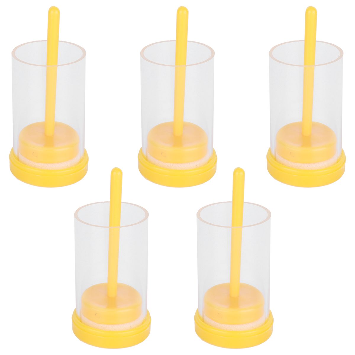 5Pcs Queen Bee Marking Bottle Catcher Cage Tube Lightweight