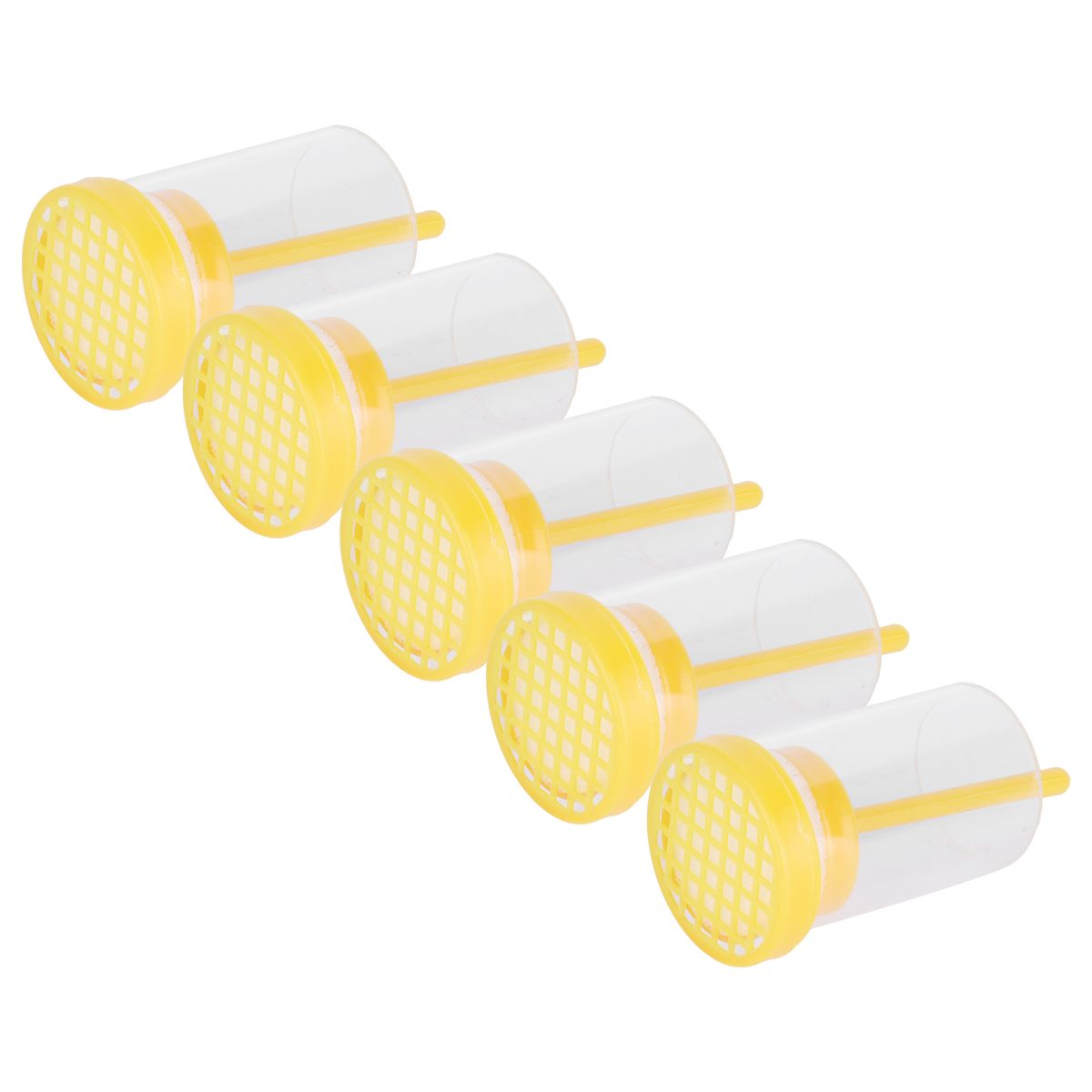 5Pcs Queen Bee Marking Bottle Catcher Cage Tube Lightweight