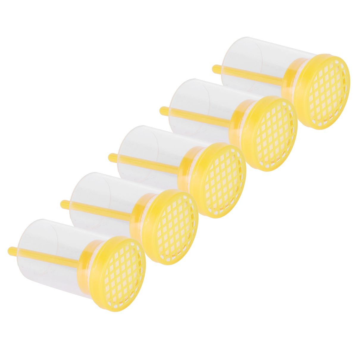 5Pcs Queen Bee Marking Bottle Catcher Cage Tube Lightweight