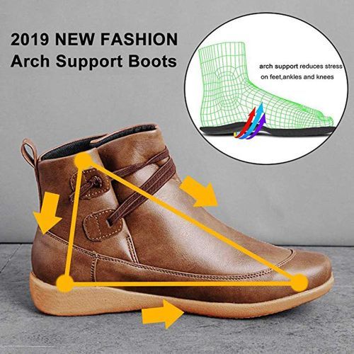 Women Pu Leather Ankle Boots