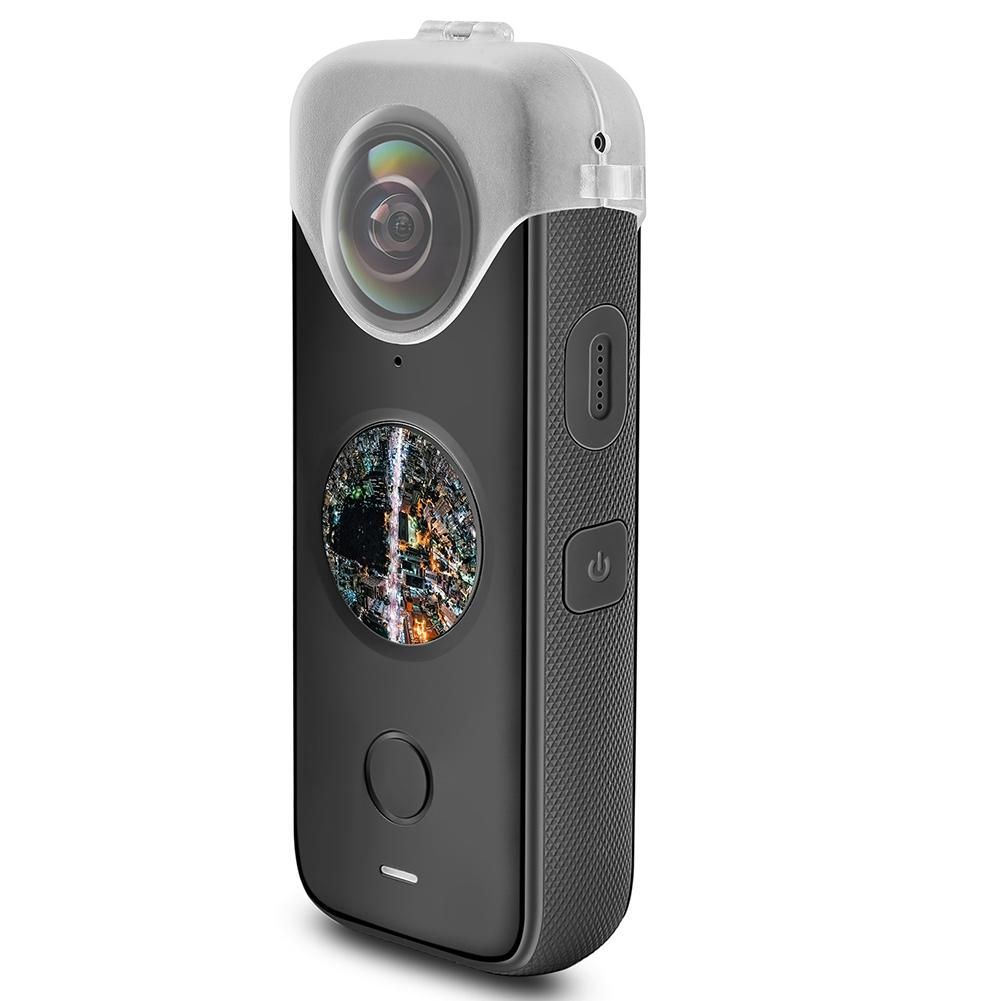 Transparent Lens Protective Cover Lens Cover Dust-Proof Protective Cover for Insta360 ONE X2 Camera Accessories
