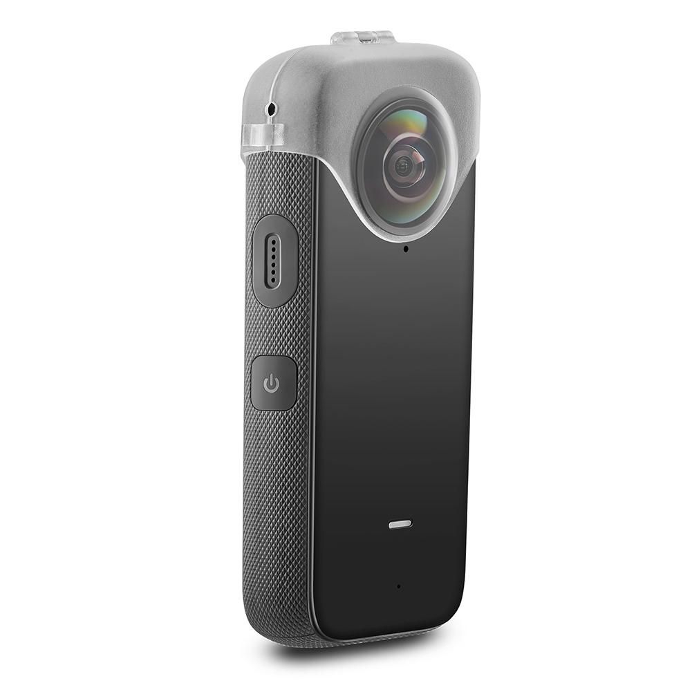 Transparent Lens Protective Cover Lens Cover Dust-Proof Protective Cover for Insta360 ONE X2 Camera Accessories