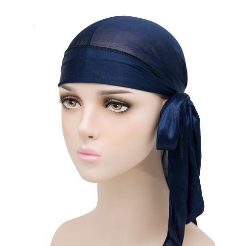 Titan Durags Plain Navy Blue Titan Durag-Navy Blue