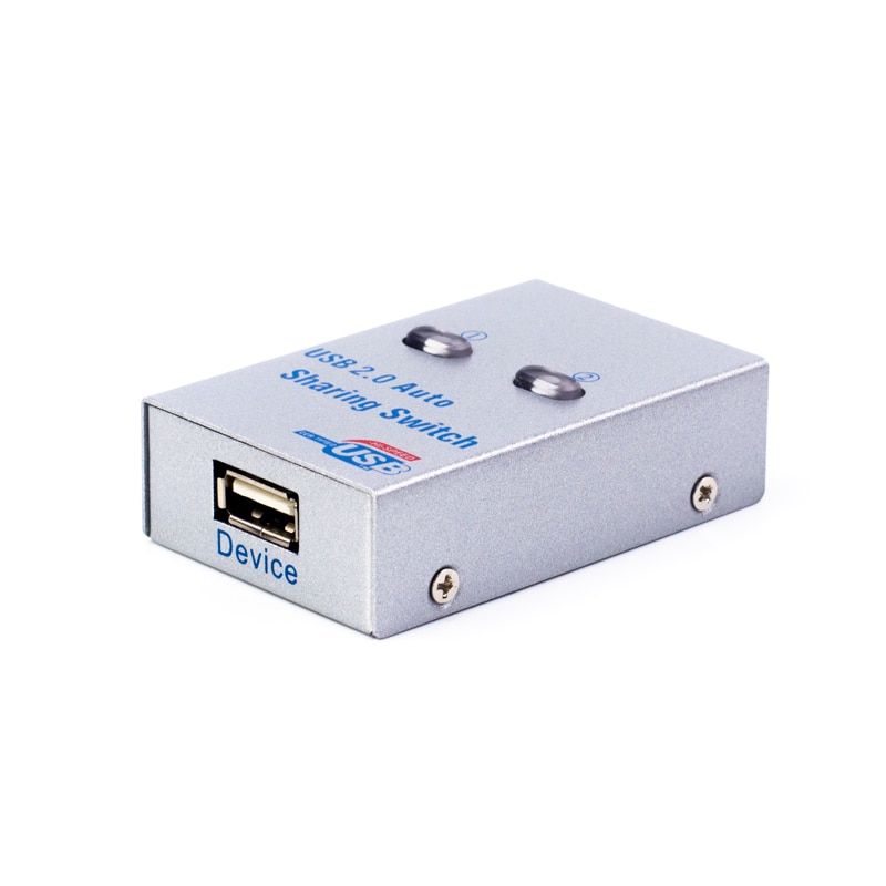 2 Port USB Auto Switch Usb2.0 Hub Two Computers Share One USB Interface Two In And One Out Sharer