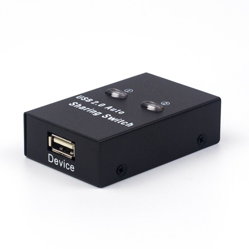 2 Port USB Auto Switch Usb2.0 Hub Two Computers Share One USB Interface Two In And One Out Sharer