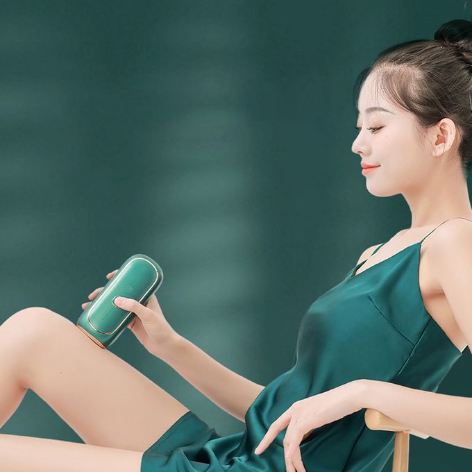 Painless Hair Removal Device Permanent For Whole Body Arm Deep Green