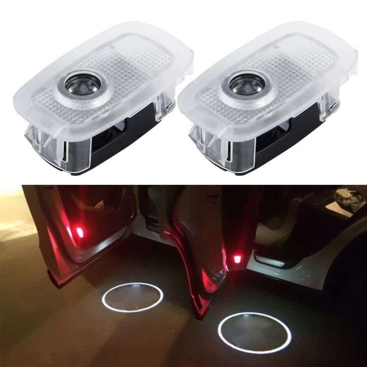 2 PCS LED Car Door Welcome Logo Light For Mercedes-Benz