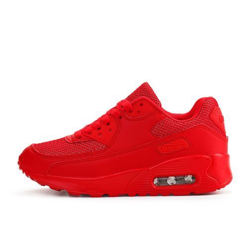 Ms Leisure Non-slip Sports Shoes Cushion Running Shoes-Red