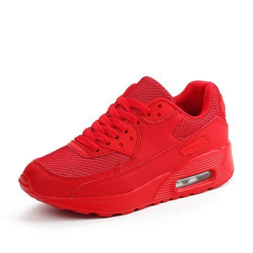 Ms Leisure Non-slip Sports Shoes Cushion Running Shoes-Red