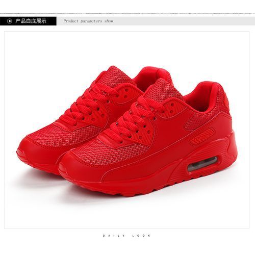 Ms Leisure Non-slip Sports Shoes Cushion Running Shoes-Red