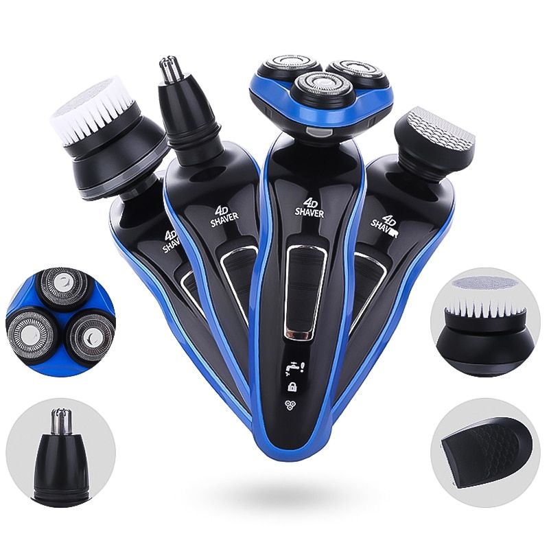 4 In 1 Male Electric Shaver Rechargeable Face Shaver