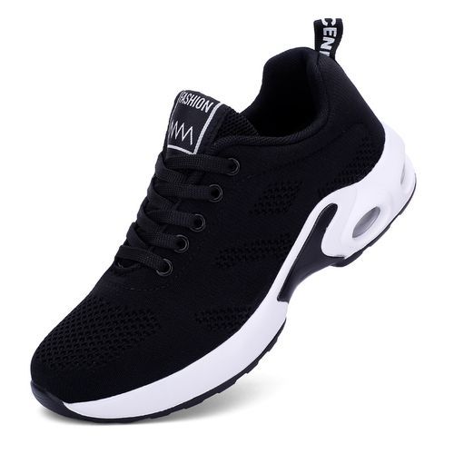Big Size Women Sneaker Female Athletic Shoes-Black