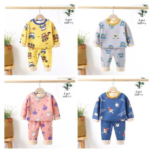 Thickened Warm Home Clothes For Children And Boys