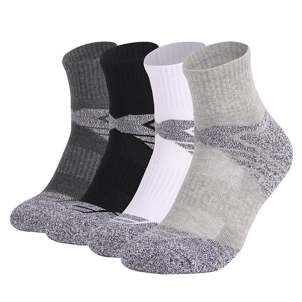 Men 3 Pairs Athletic Cotton Socks Outdoor Sports Casual