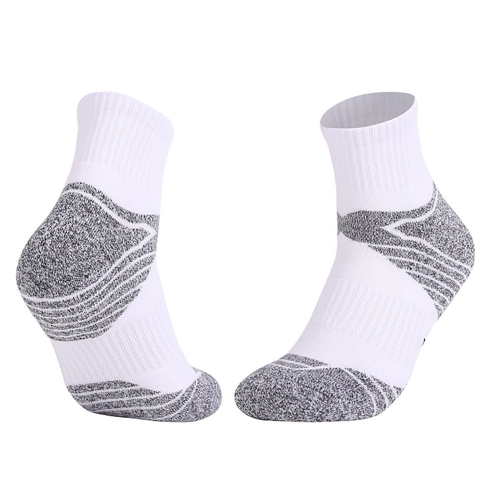 Men 3 Pairs Athletic Cotton Socks Outdoor Sports Casual