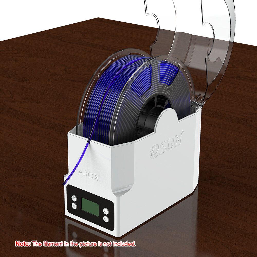 ESUN Filament Box Filament Storage Holder Keeping Filament Dry Measuring Filament Weight For 3D Printer Printing US Plug