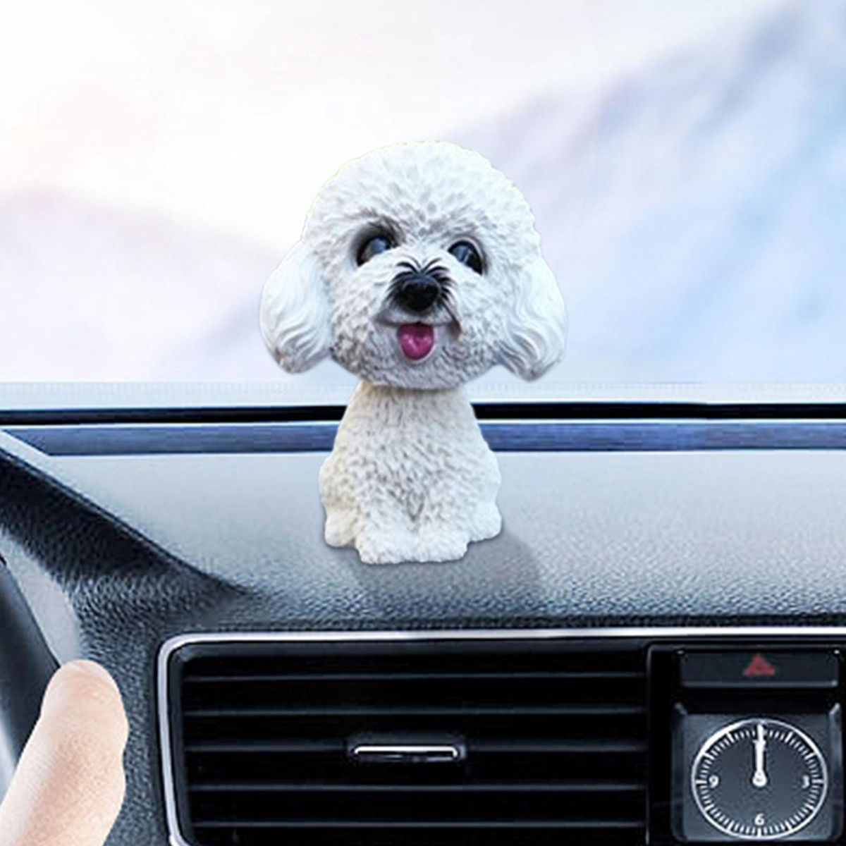 Car Dashboard Small Home Decoration For Office Decor White