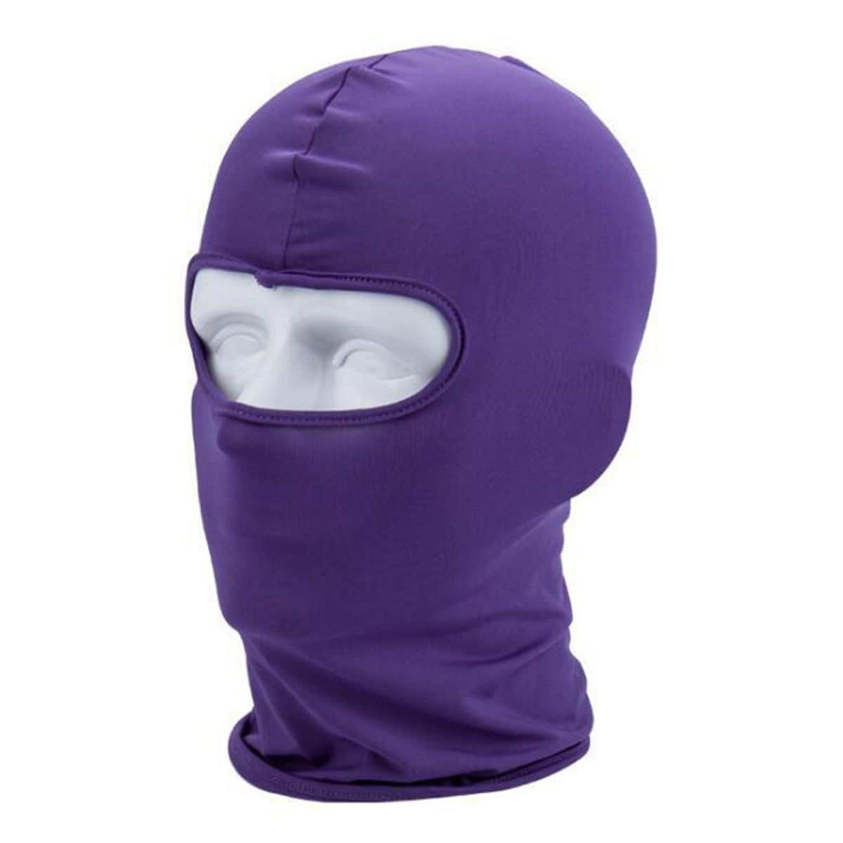 Face Mask Sun Shield Hood Neck Gaiter Balaclava Bandana Purple Purple