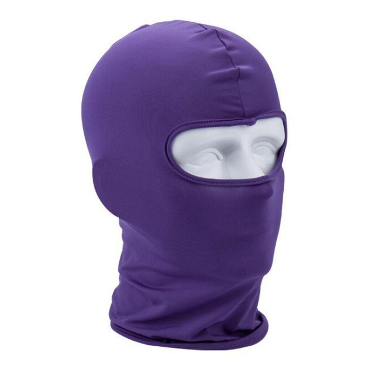 Face Mask Sun Shield Hood Neck Gaiter Balaclava Bandana Purple Purple