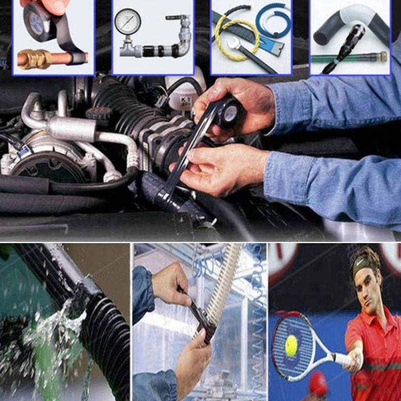 Super Fix Strong Waterproof Stop Leak Seal Repair Insulating Tape Anti Hydrochloric Acid Tape Heat-resistant Pipe Repair Tape
